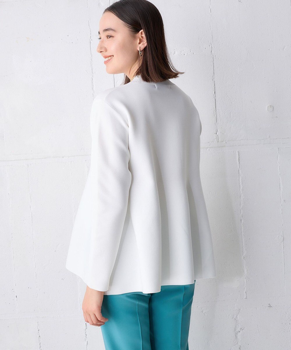 UNFILO 【新色追加】ペプラムニット 