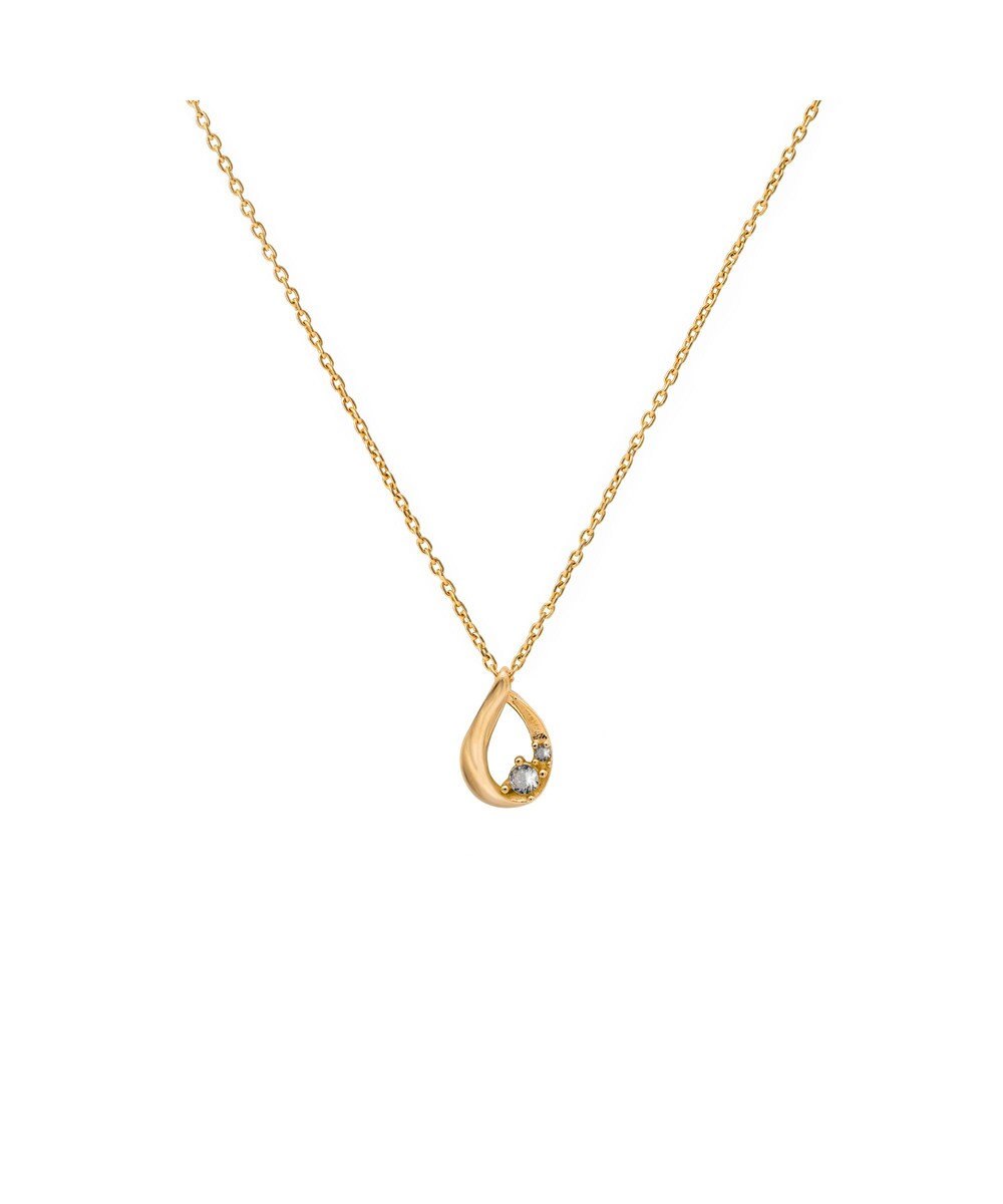 blancotokyo 【金属アレルギー対応】ドロップモチーフネックレス RUGIADA 