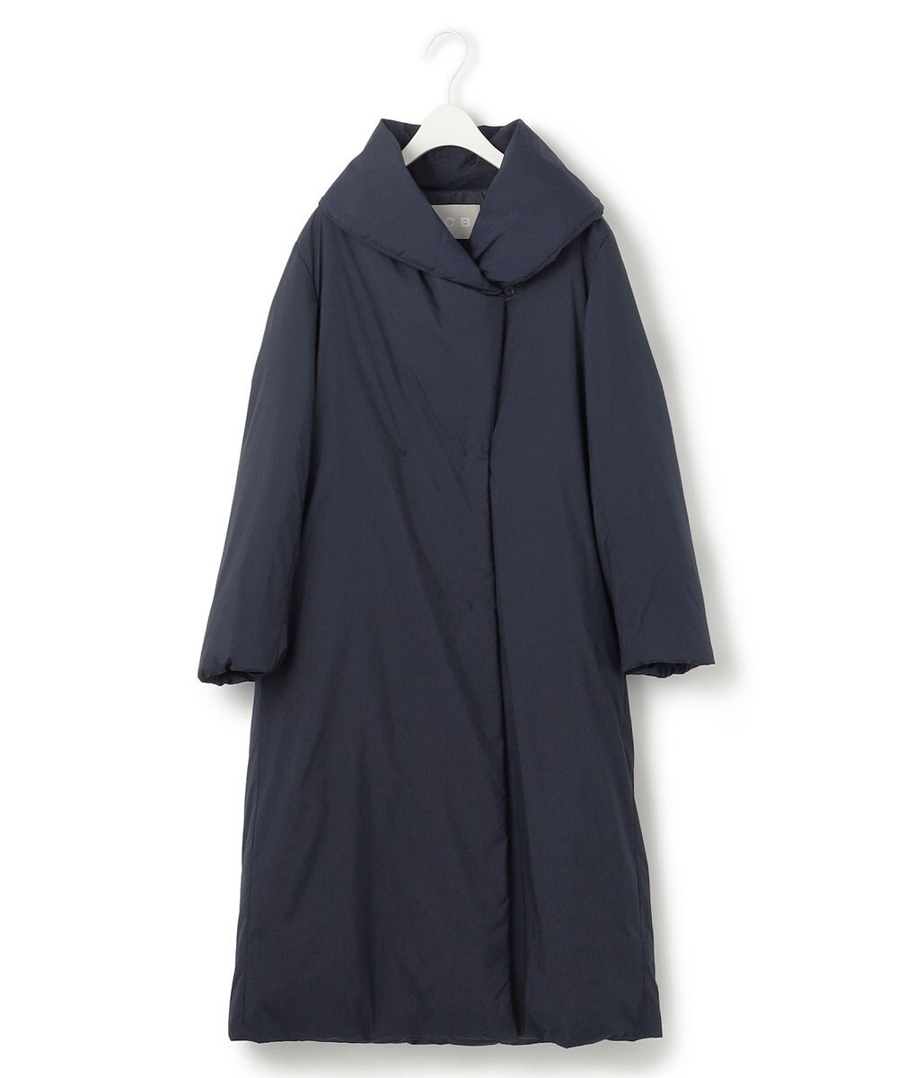 ICB ADSダウン ショールカラーコート 