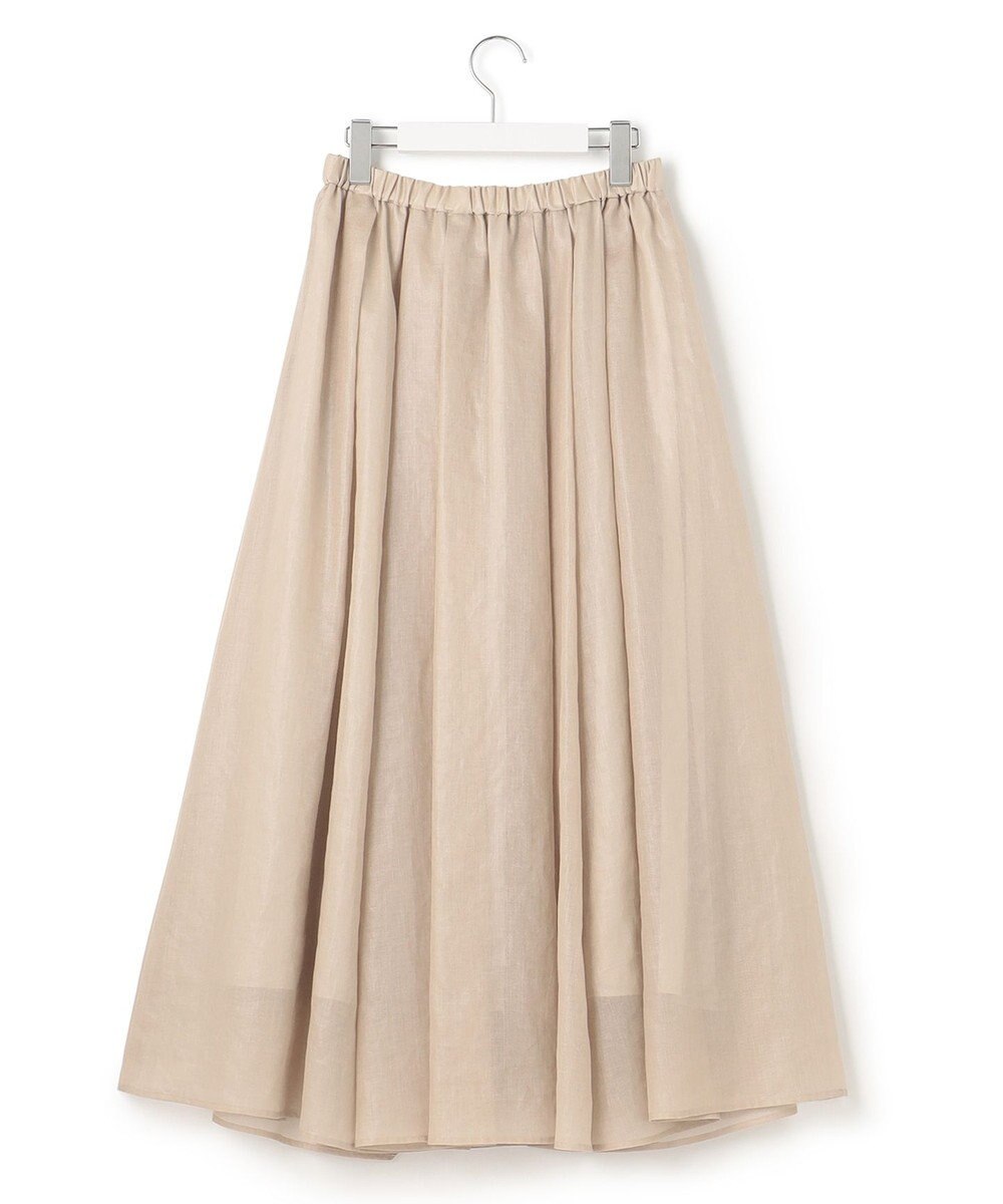 23区 S 【洗える】グロッシーボイル タック スカート 