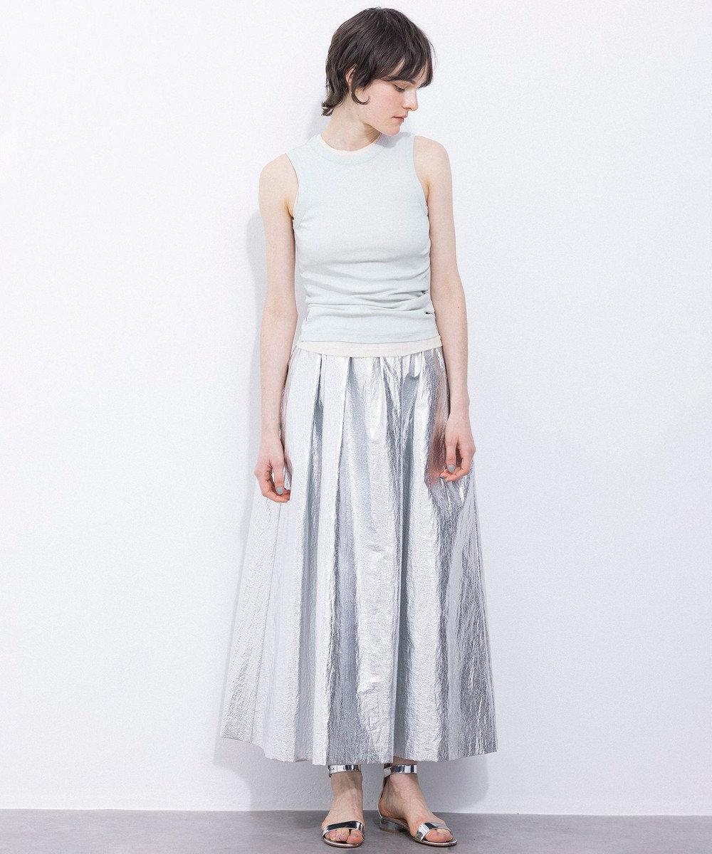 NAVE 【Nave】ホイルプリント スカート 