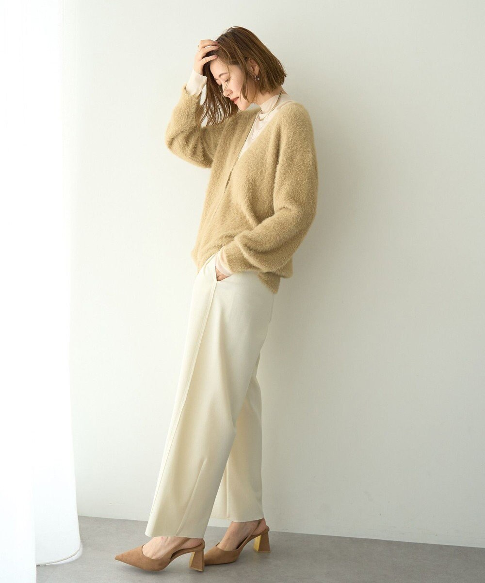 YECCA VECCA ラメシャギーカーディガン 