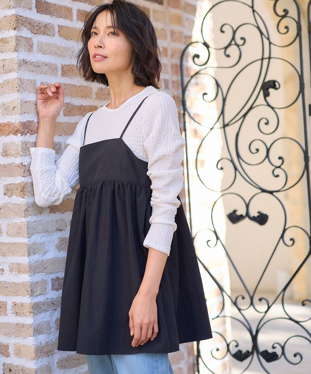 ANY L 【セットアイテム】キャミソール×プルオーバーセット 