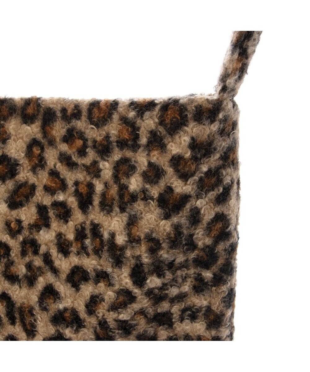 UNBILLION カシュカシュ cachecache / レオパードループツイードワンショルダートート 