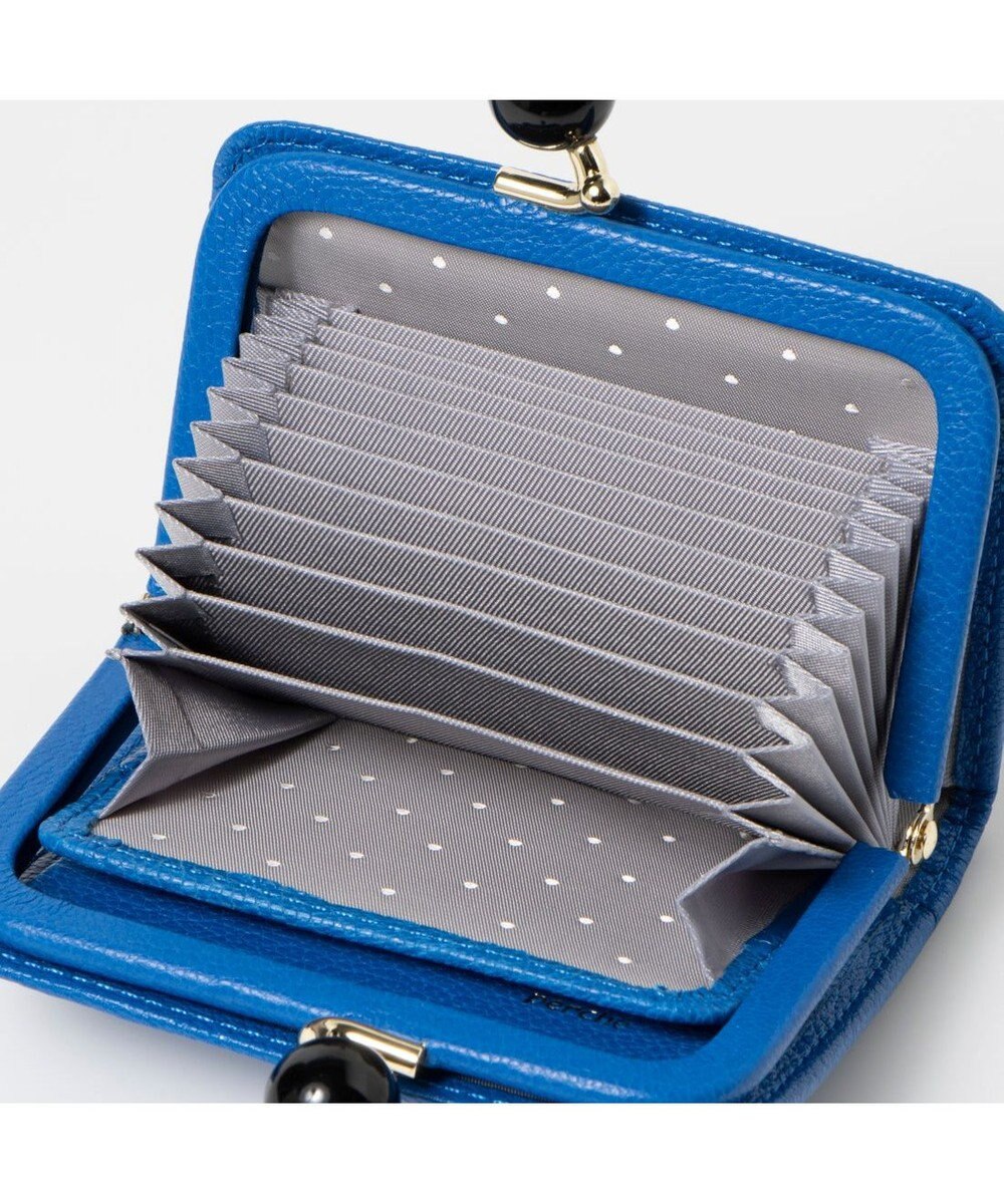 UNBILLION ペルケ perche / アクリル玉ドット刺繍・ジャバラカードウォレット 