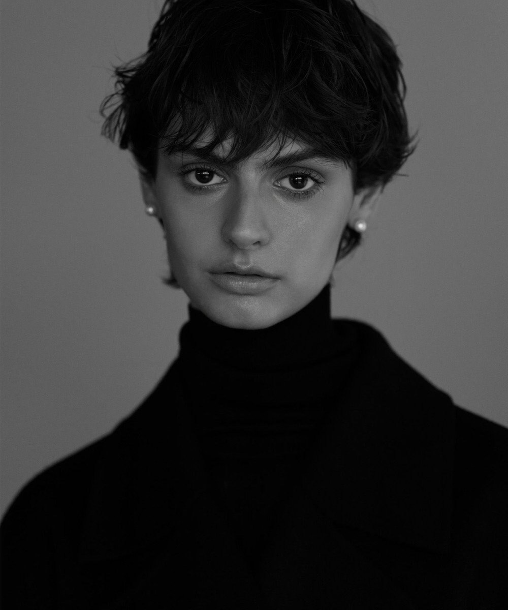 23区 【エステータ】シルクリブ タートルニット 