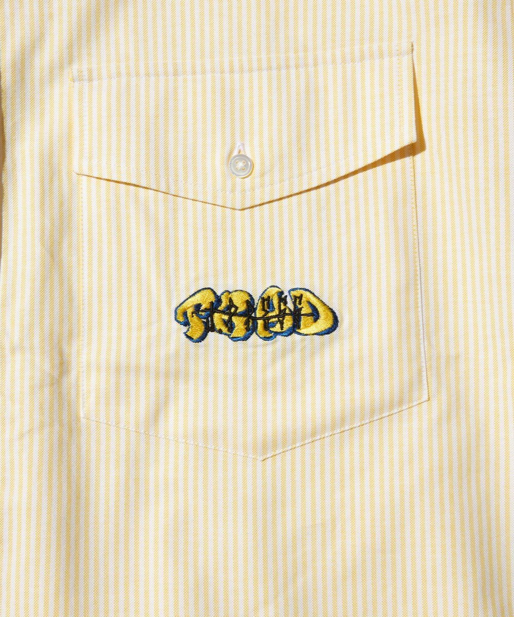 J.PRESS MEN 【J.PRESS ORIGINALS】GRFFITI B.D. OXFORD STRIPE SHIRT / BAGGY FIT 