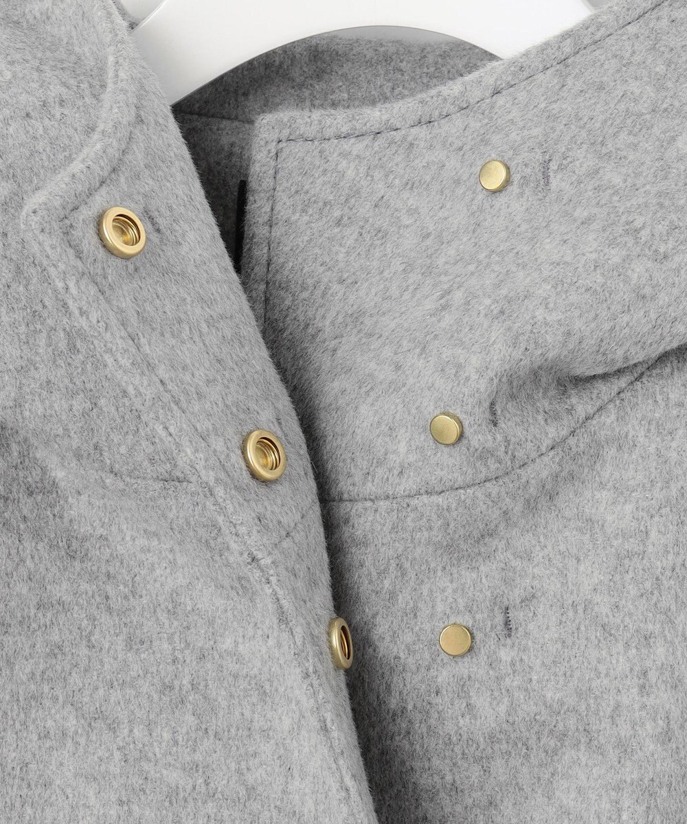 23区 ウールカシミヤビーバー フード付き ショートコート 