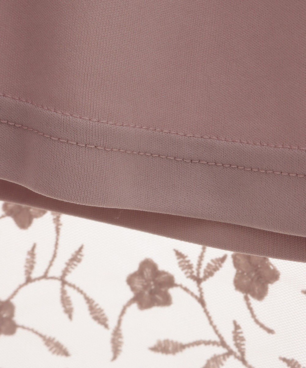 earth music&ecology シアーレースレイヤードスカート 