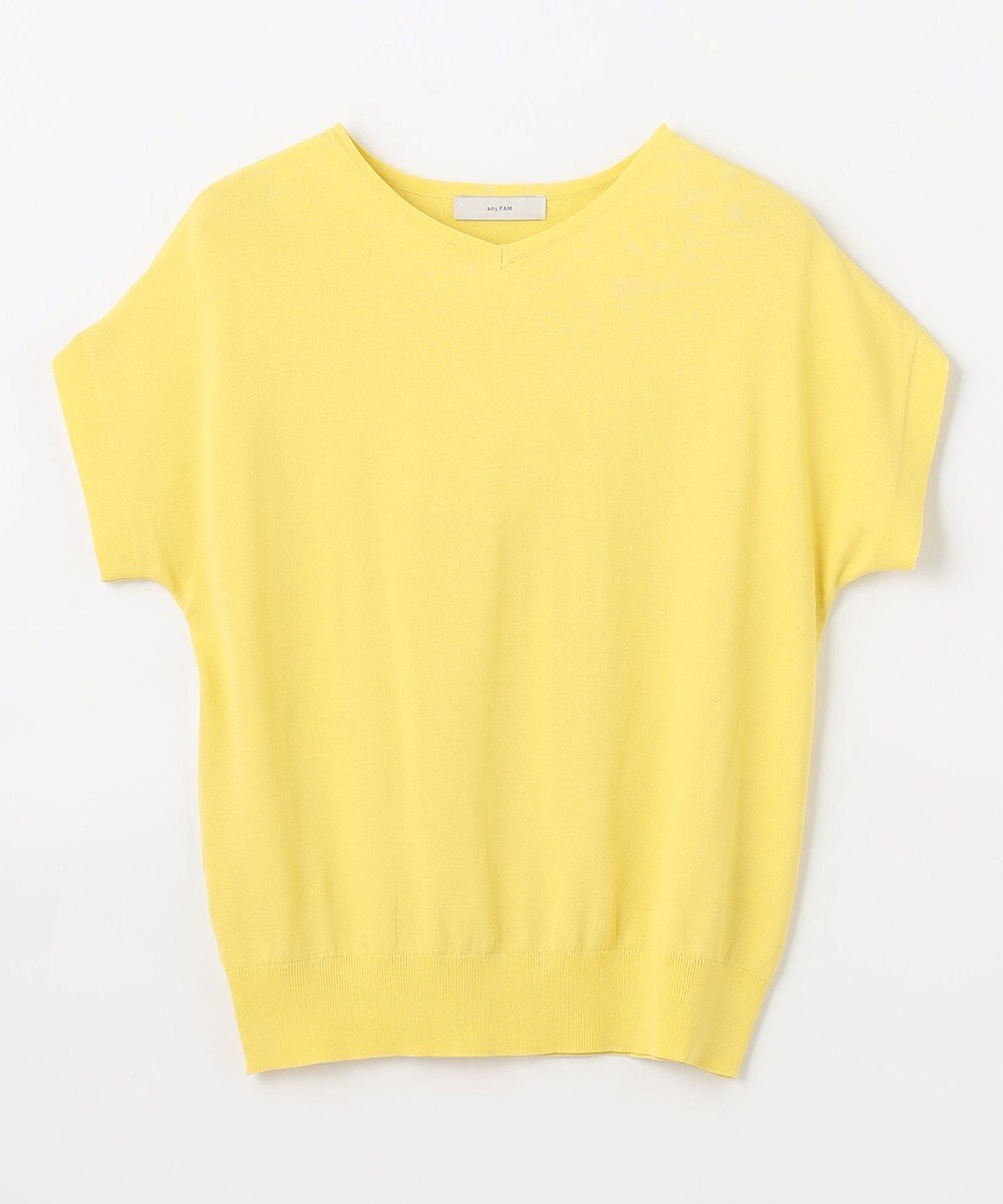 ANY L ハーフスリーブニット 