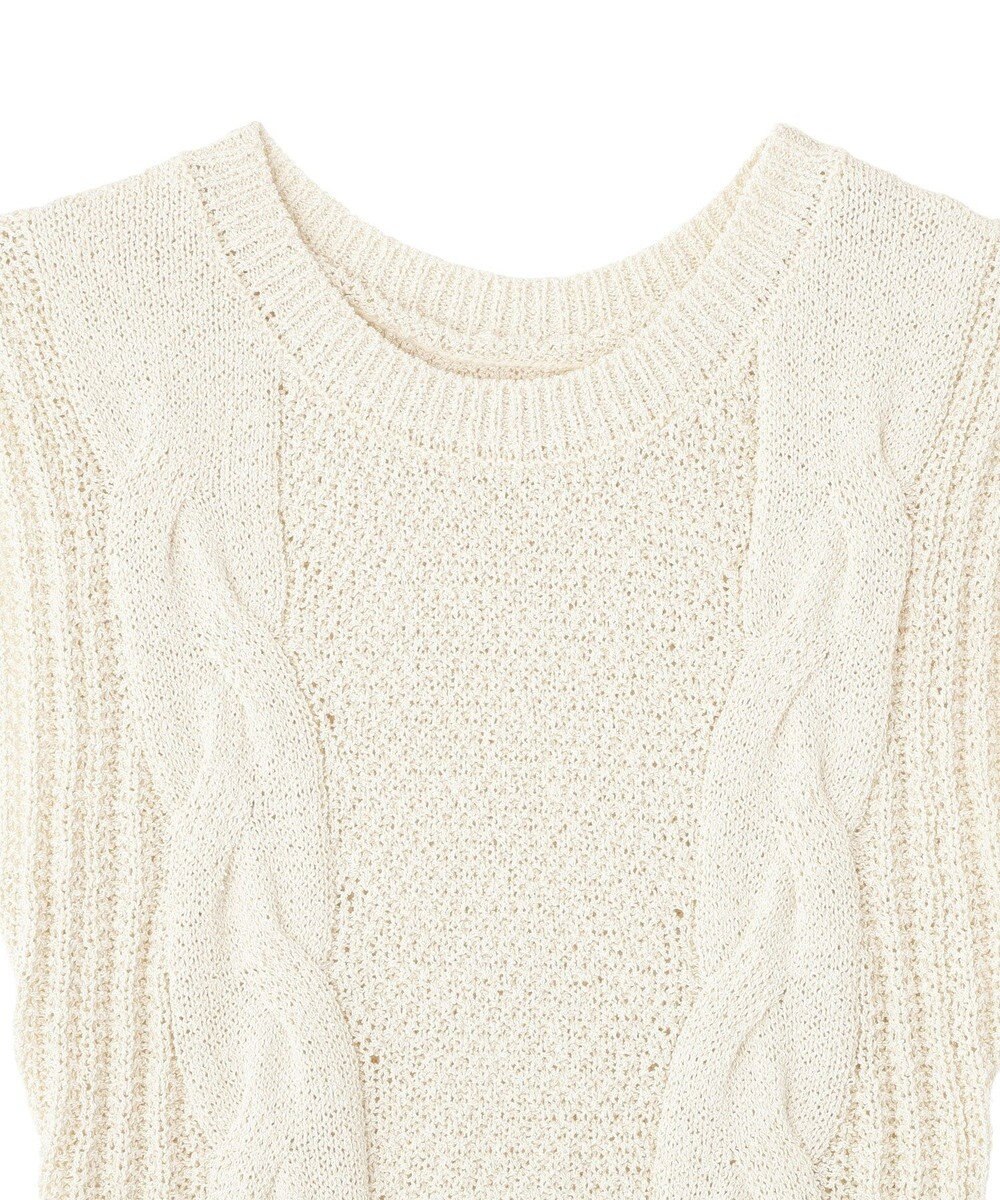 earth music&ecology フレアニットベスト 