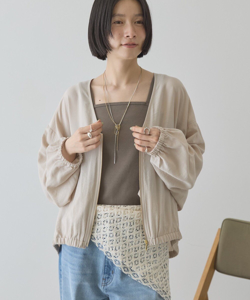 AMERICAN HOLIC Vネックドルマンブルゾン 