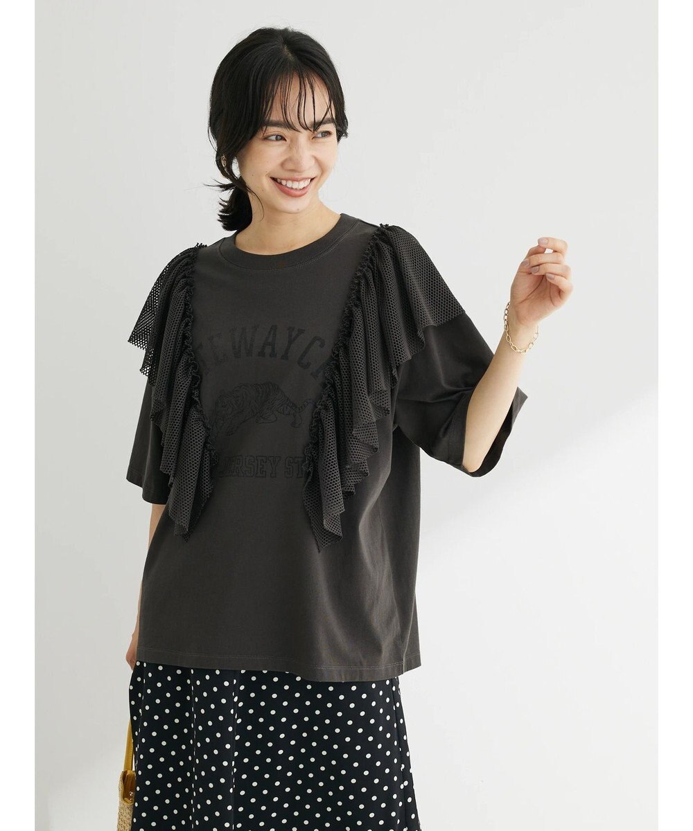 Green Parks ・ＳＵＧＡＲ　ＳＰＯＯＮ　カレッジｐｔラッフルＴシャツ 