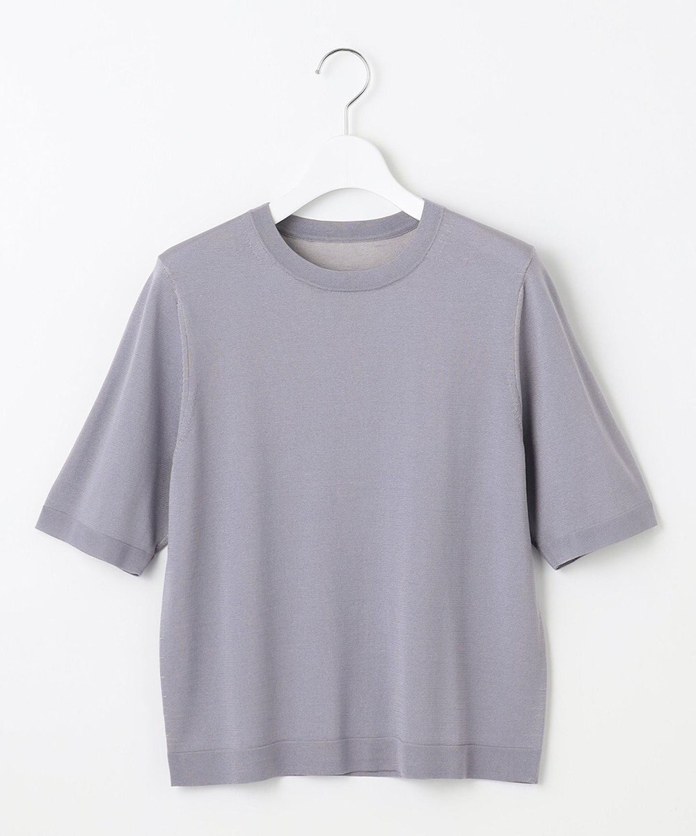 自由区 【アンサンブル対応】アセテートコットンプルオーバー ニット 