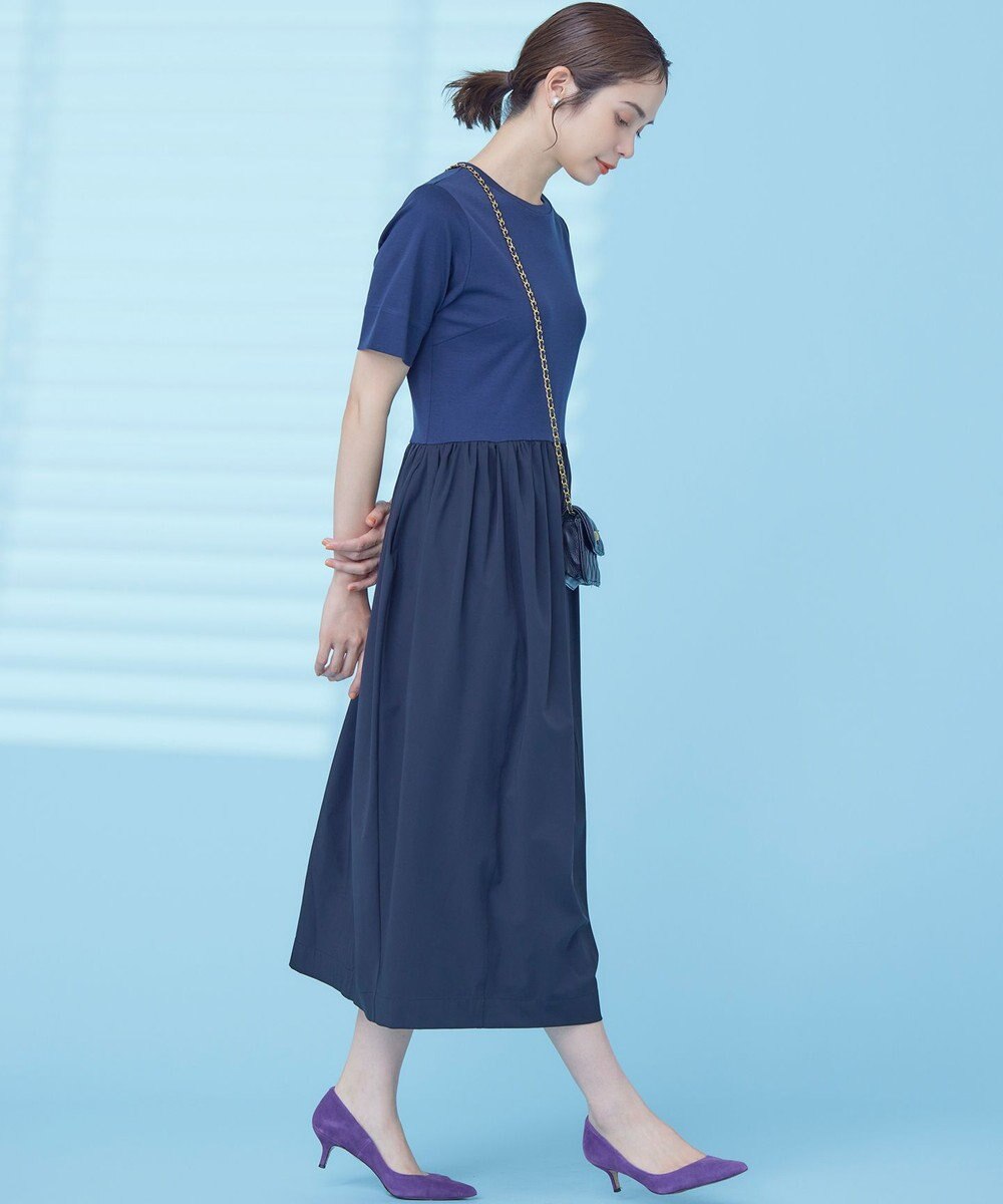 組曲 【WEB限定】コンビネーションコクーンワンピース 