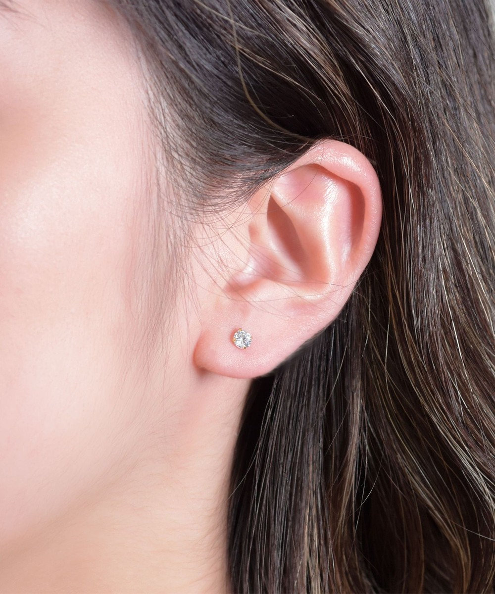 blancotokyo 【金属アレルギー対応】ジルコニアピアス SIRIUS 