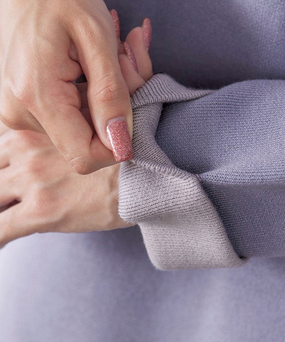 Tiaclasse 【洗える】ダブルフェイスニットトップス 