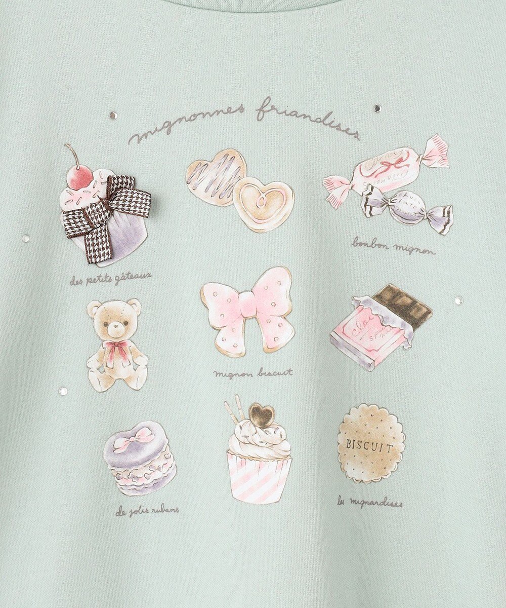 ANY KIDS スイーツプリント 長袖 Ｔシャツ 