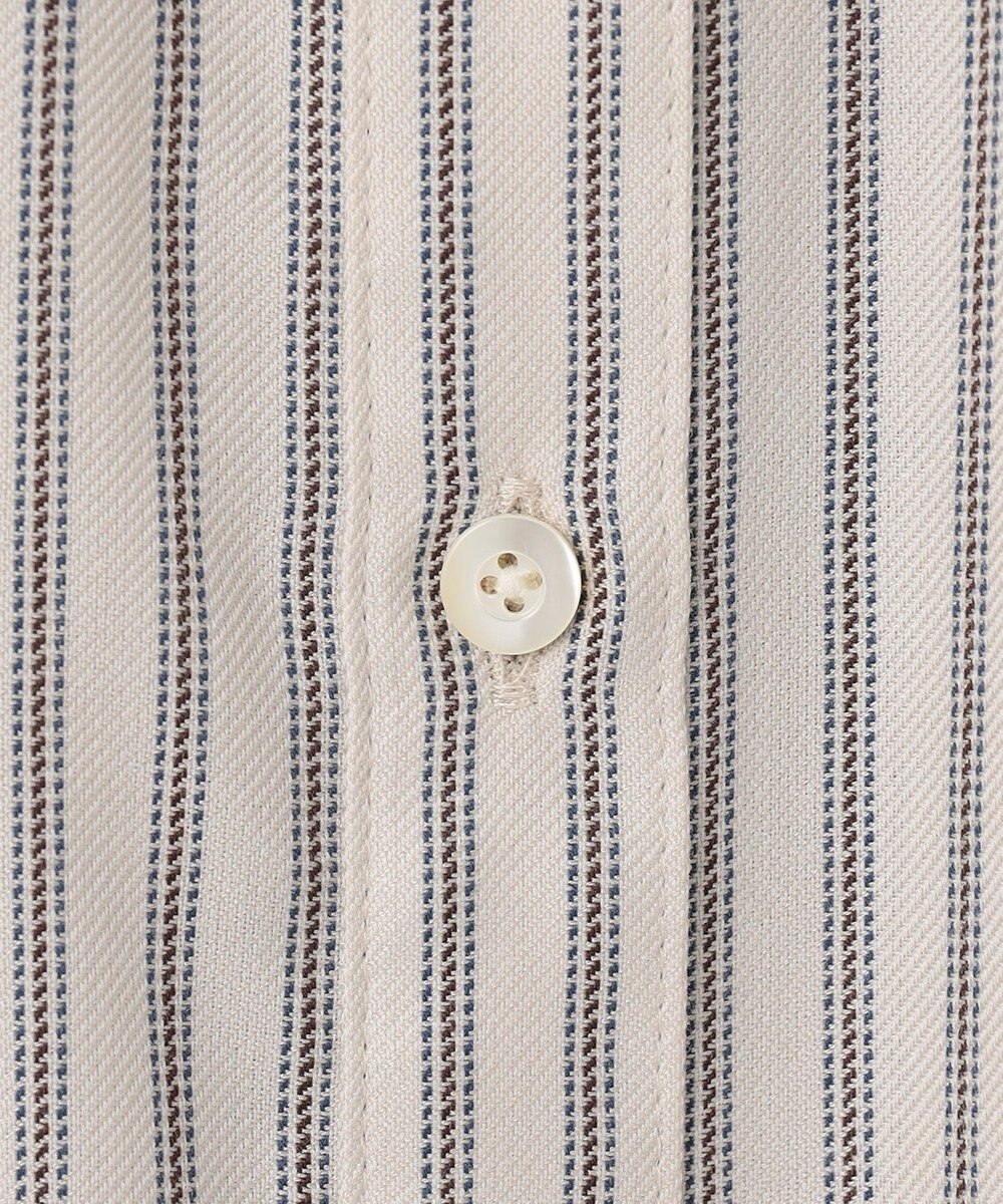 J.PRESS LADIES L 【洗える】サイロチェック＆ストライプ ブラウス 