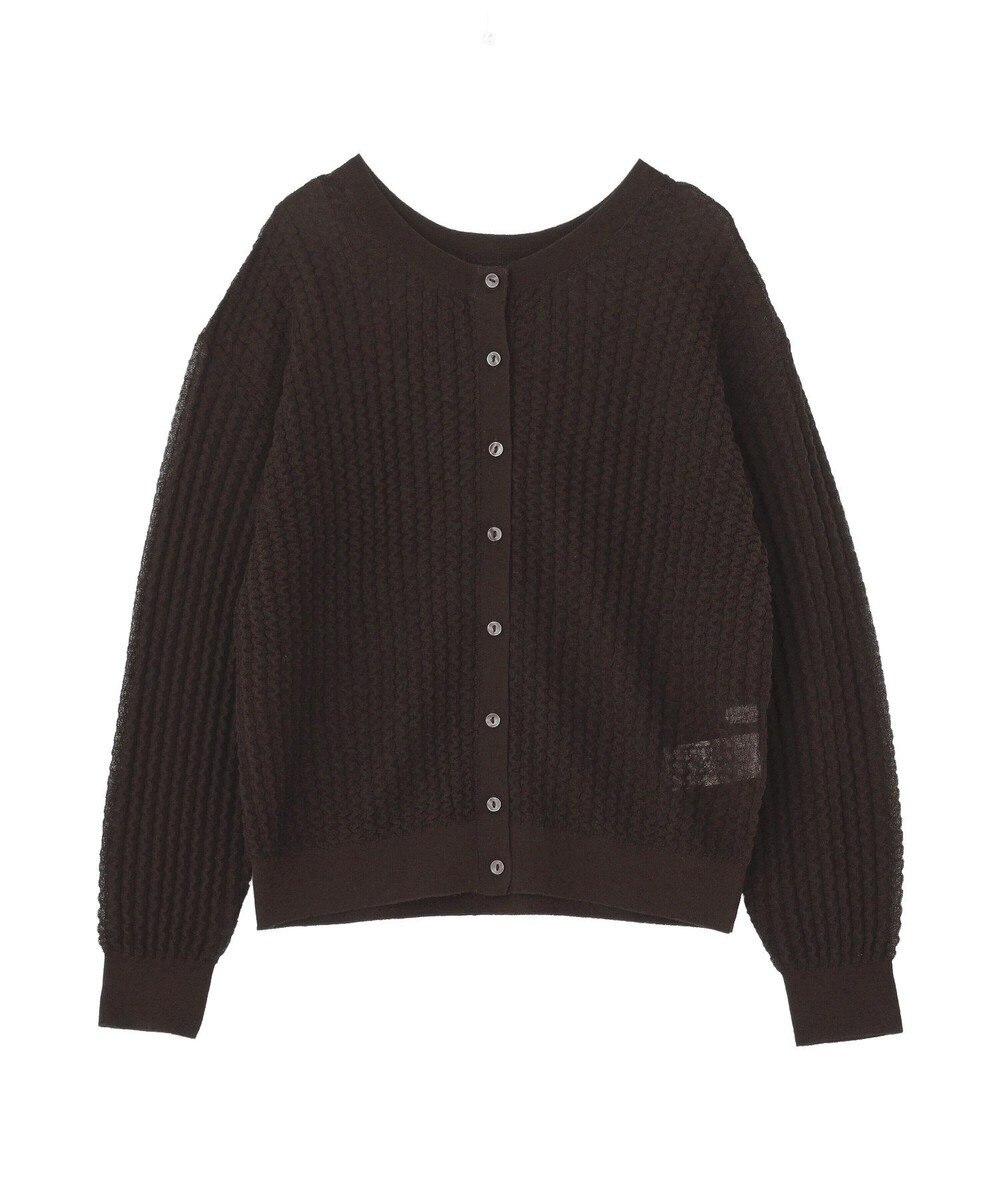 AMERICAN HOLIC 【前後2WAY】透かし編みニットカーディガン 