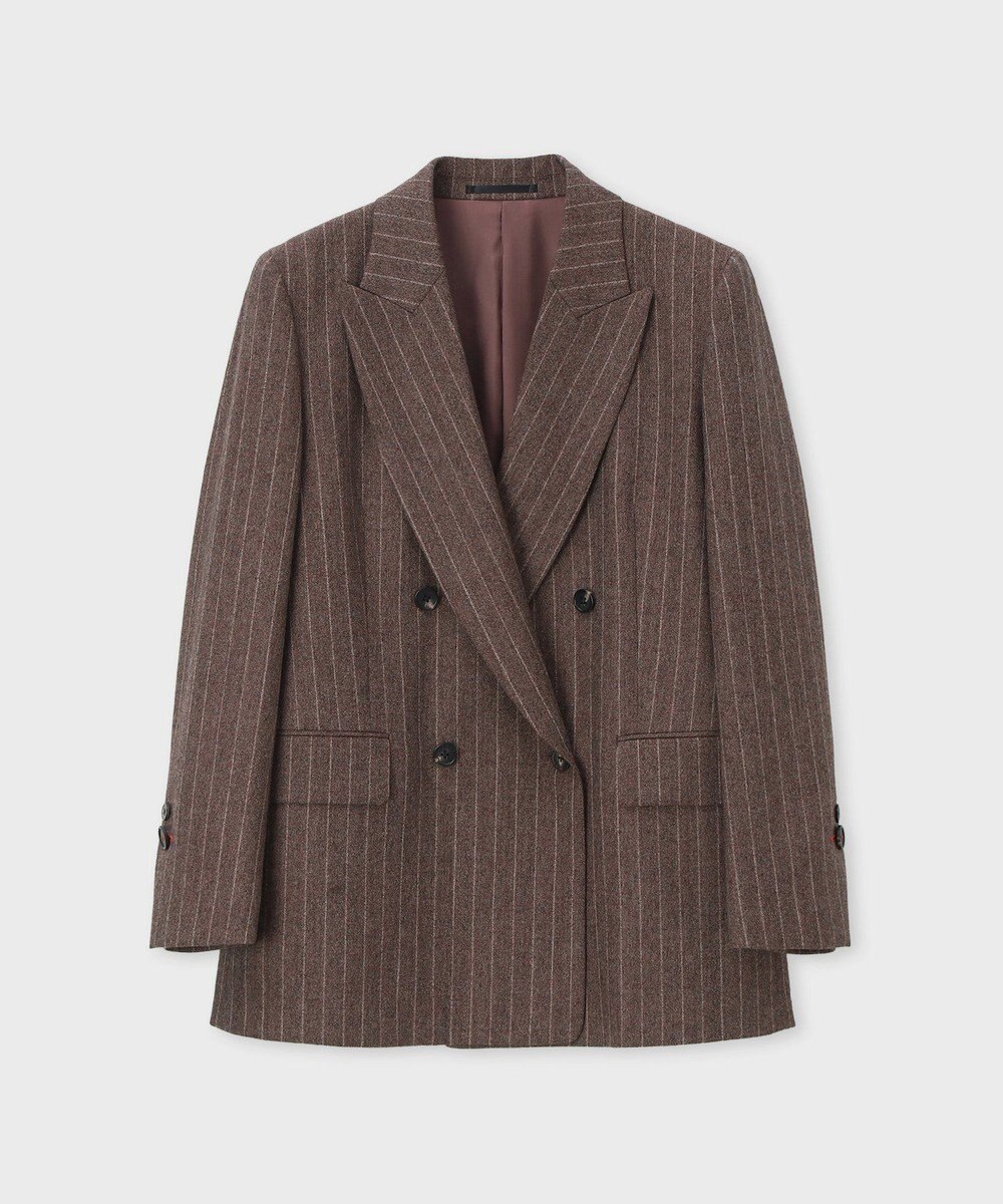 Paul Smith ストライプ ウール ダブルジャケット 