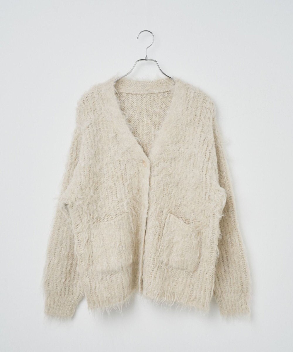 WEGO 【軽量】ブラッシュニットBIGカーディガン 