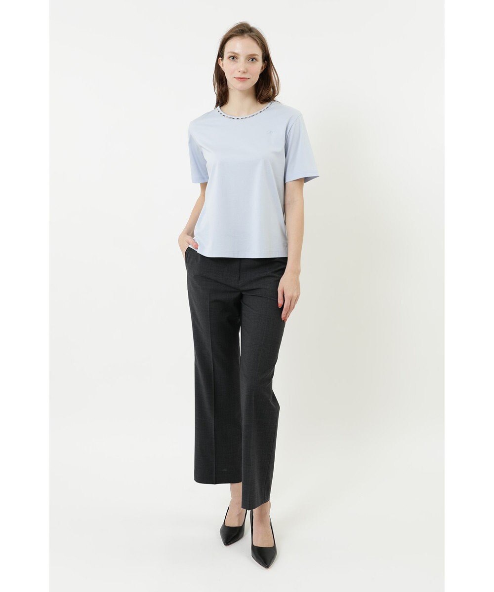 DAKS クールローレル丸首カットソー 