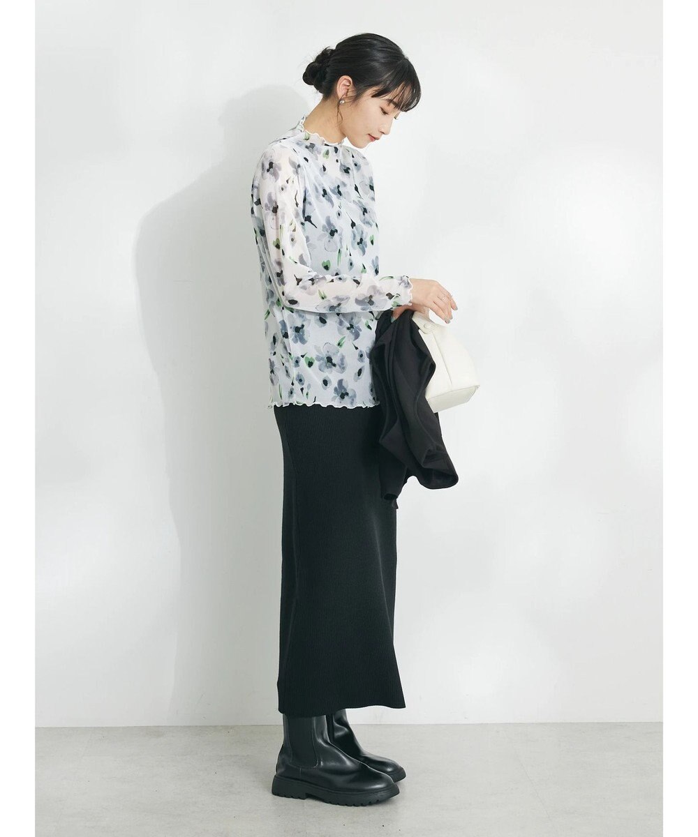 CRAFT STANDARD BOUTIQUE プリント柄スタンドネックプルオーバー 