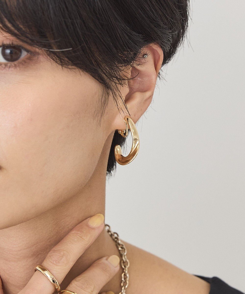 AMERICAN HOLIC ツイストフープイヤリング 