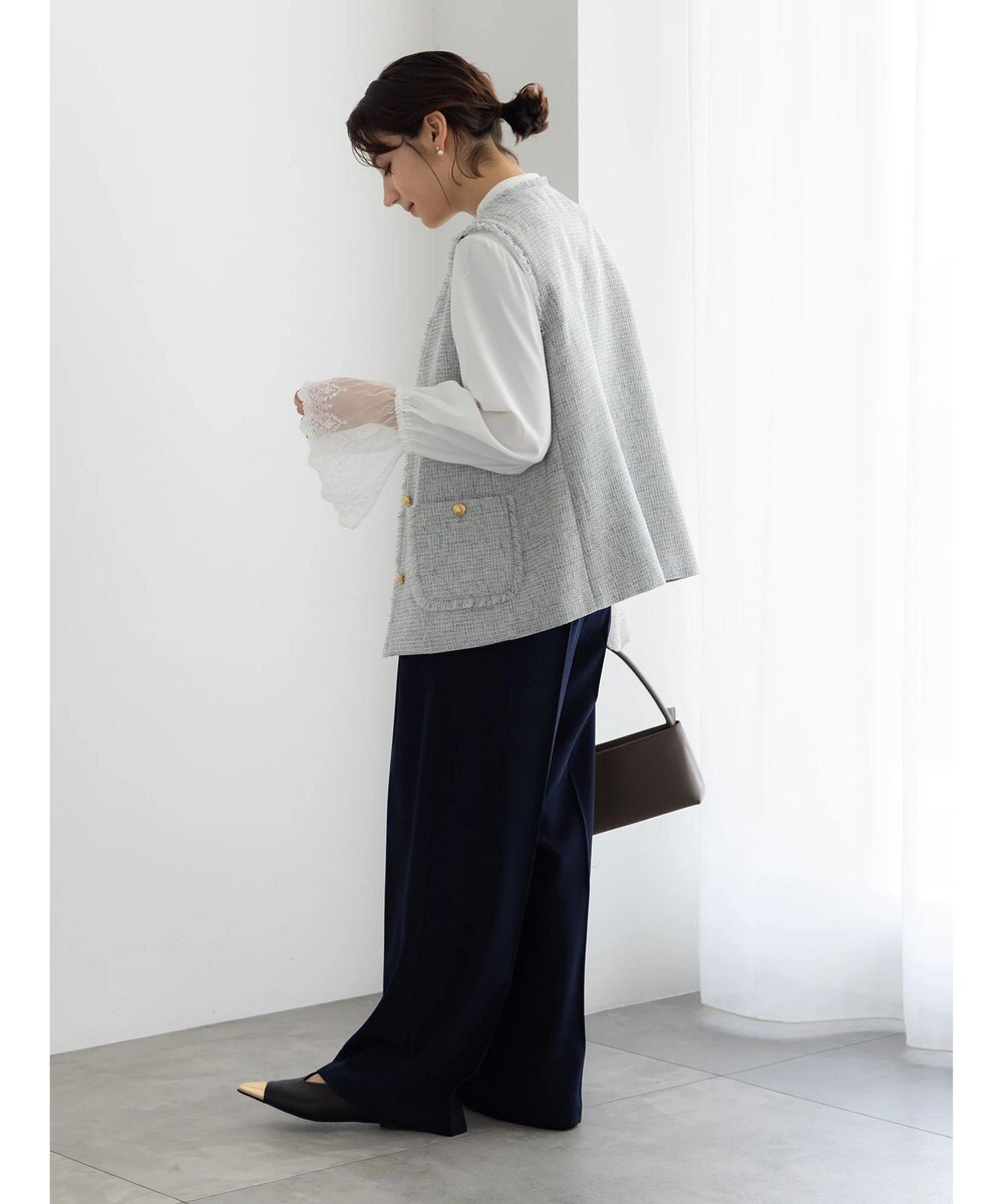 Te chichi 【セレモニーアイテム】レースカフスブラウス 