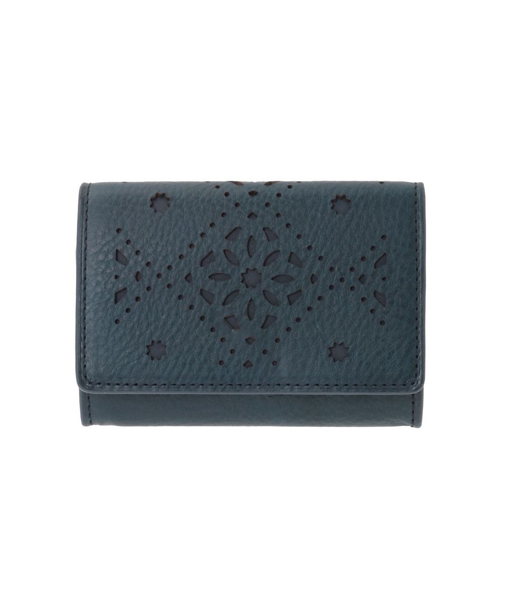 genten アーガイルカットワーク 小銭入れ 