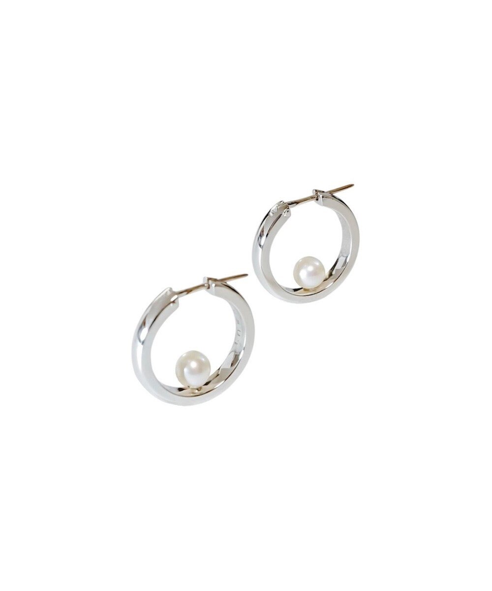 susui 【pearl doughnut】フープピアス (SVMRR)_両耳 