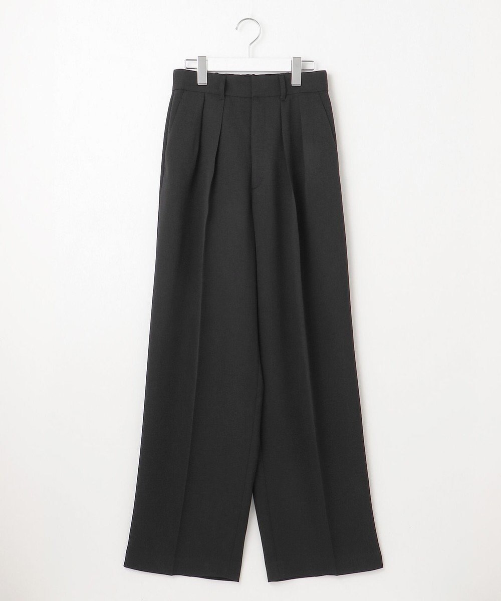 23区 L 【撥水加工/UVカット】キューティクルストレッチツイル ワイドパンツ 