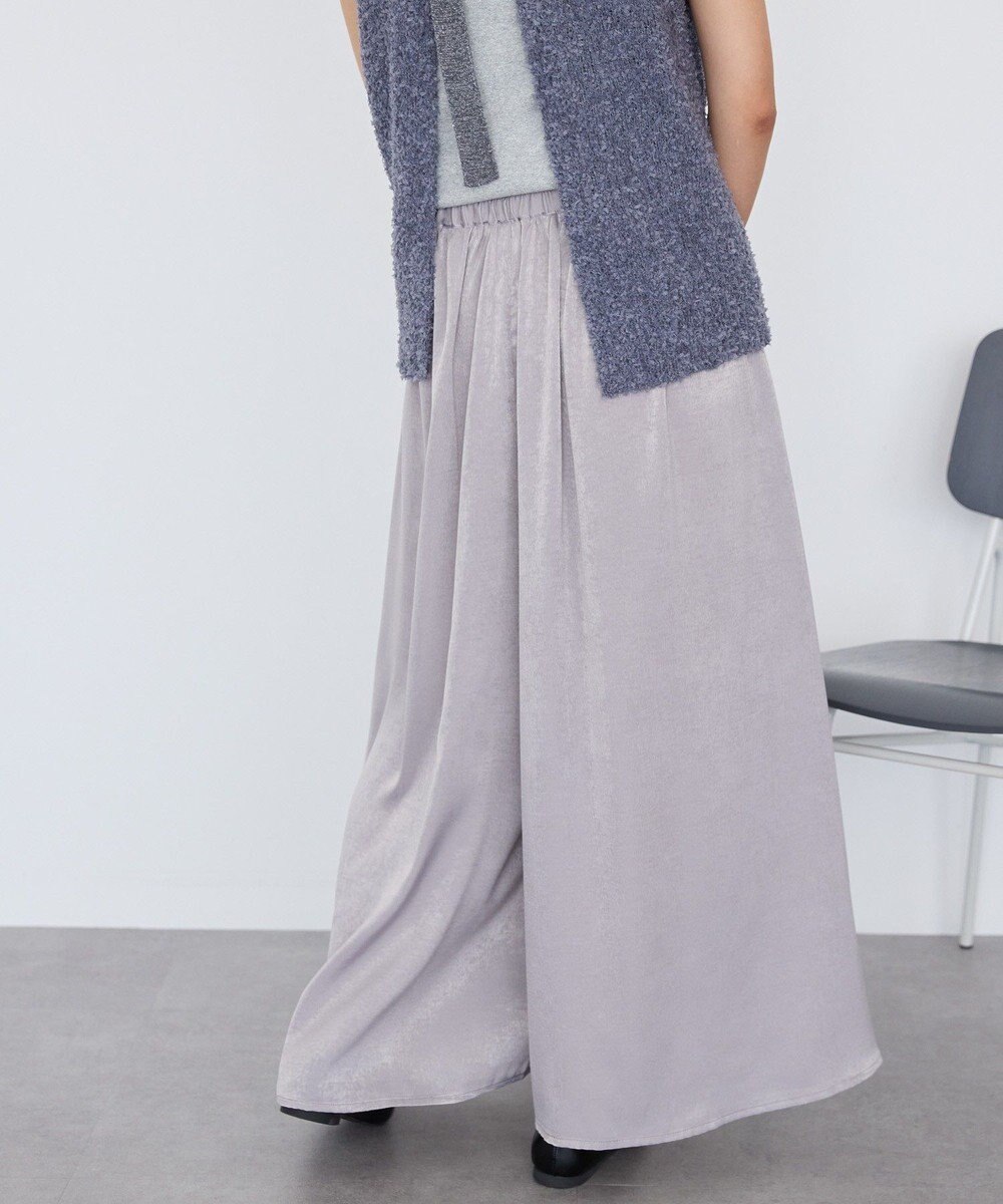 AMERICAN HOLIC 【選べる丈2サイズ】マットサテンスカーチョ 