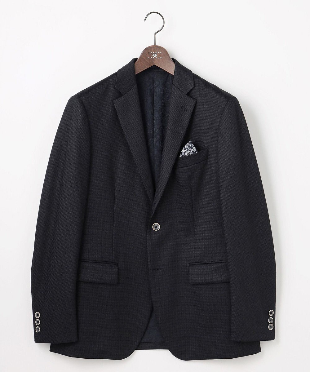JOSEPH ABBOUD 【JAPANファブリック/ウールジャージー】T/Wピンチェックジャージー ジャケット 