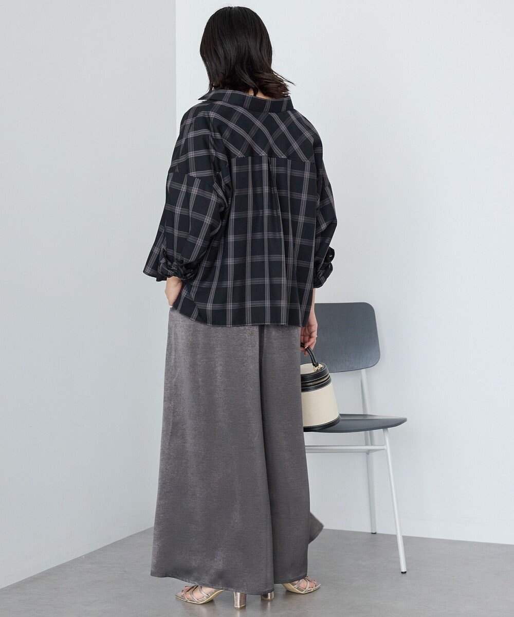 AMERICAN HOLIC 【選べる丈2サイズ】マットサテンスカーチョ 