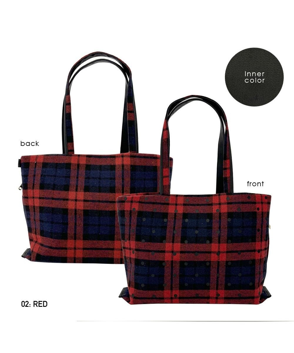 ROOTOTE 1337【フェルト生地】LT.ミディアム.ドットチェック-A 