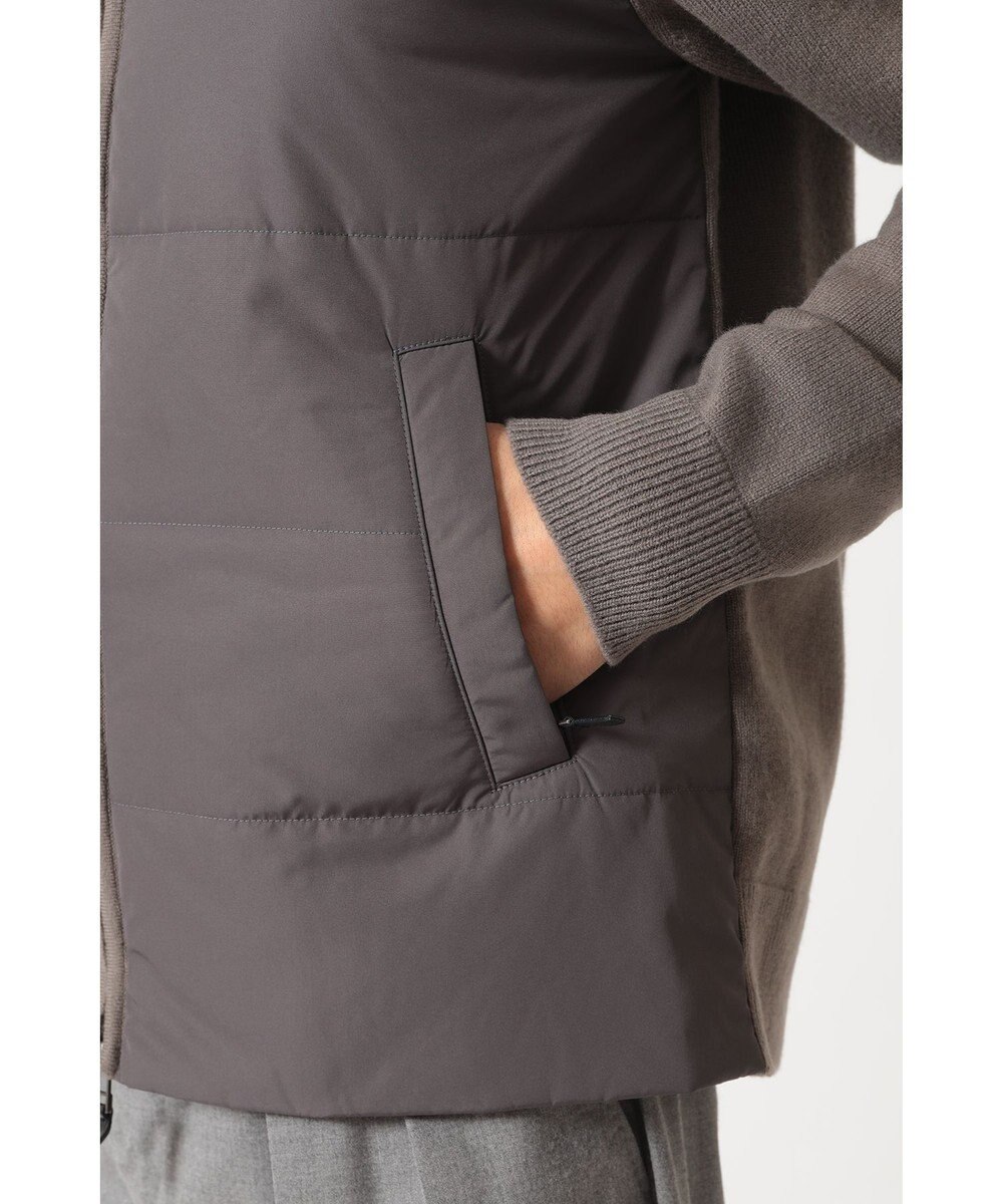 DAKS エクストラファインウール ニットブルゾン 