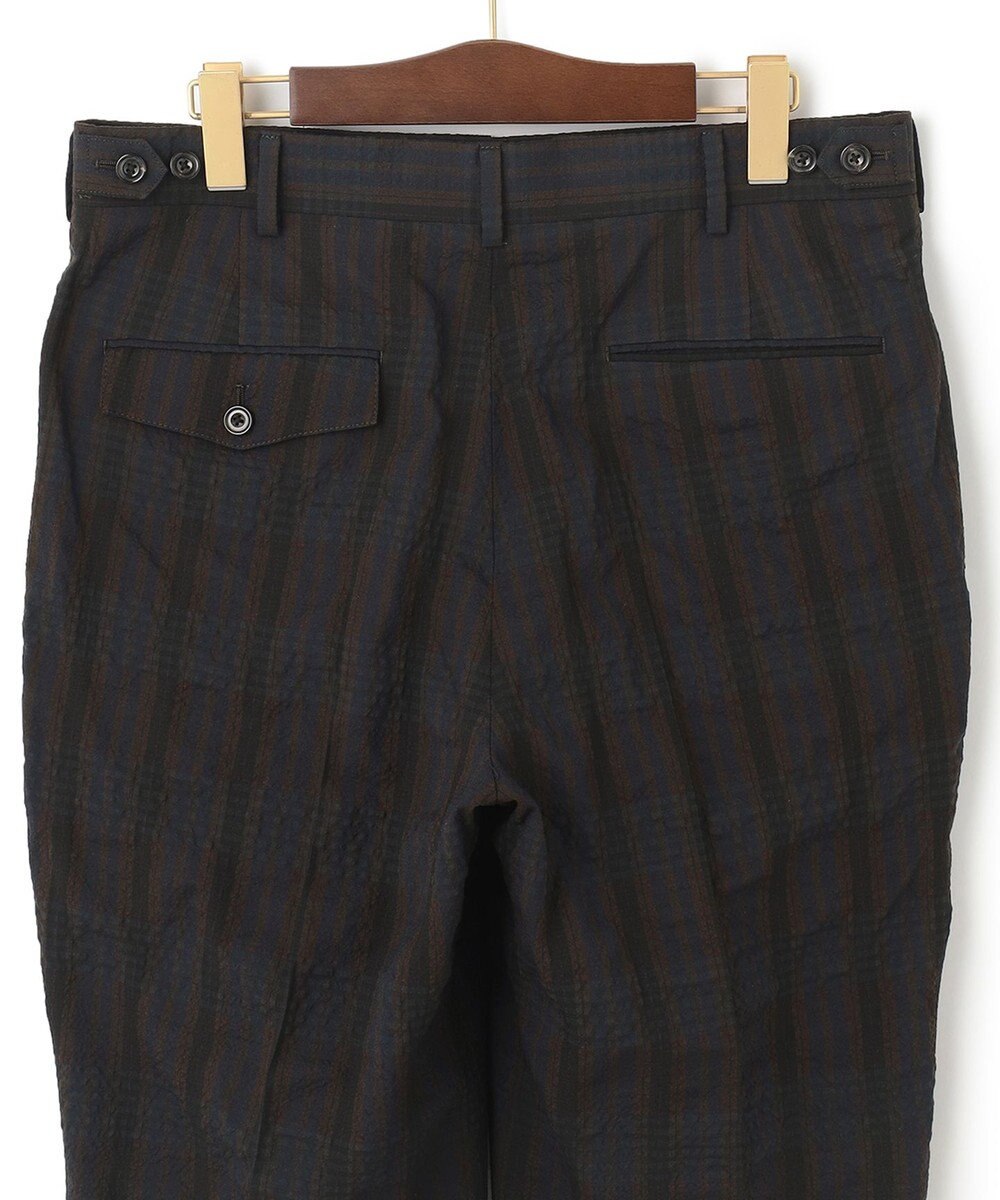 J.PRESS MEN J.PRESSアーカイヴパターン ダークチェックサッカー スラックス 