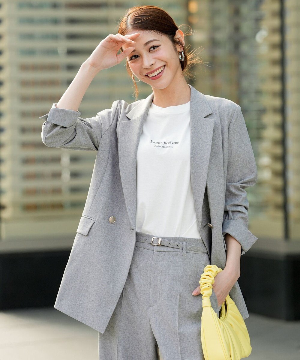 ANY SIS L 【BAILA掲載】スマートビューティストレッチテーラード ジャケット 