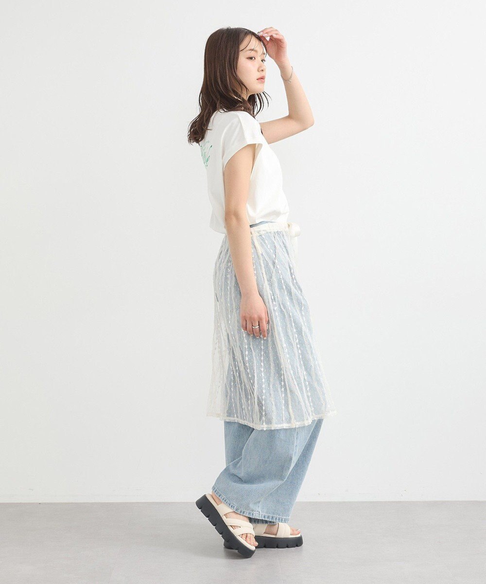 earth music&ecology 【接触冷感/洗濯機可】Ｑｕａｌｉｔｅ　Ｄｅ　ＶｉｅフレンチＴ 