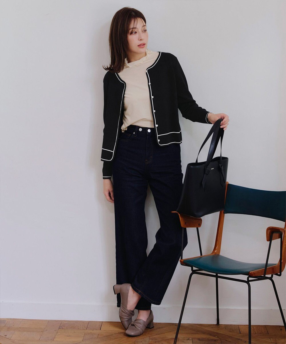 Tiaclasse 【安田美沙子さん着用・選べる4type】ハイネックカットソートップス 