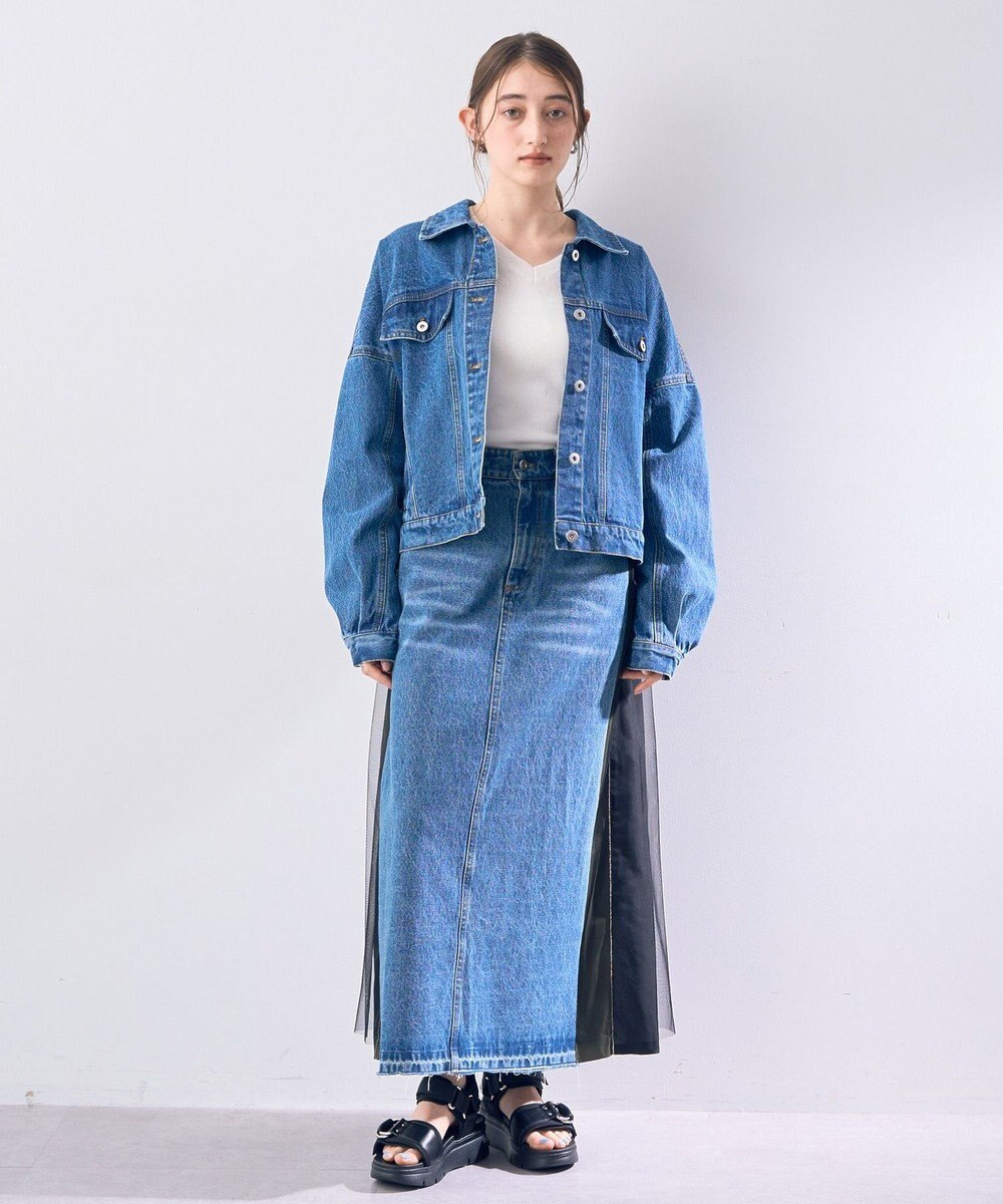 YECCA VECCA フリンジデニムジャケット 