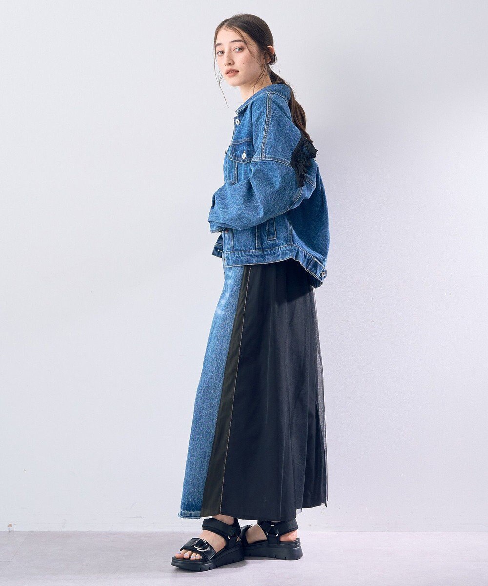 YECCA VECCA フリンジデニムジャケット 