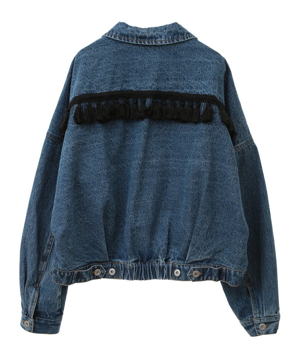 YECCA VECCA フリンジデニムジャケット 