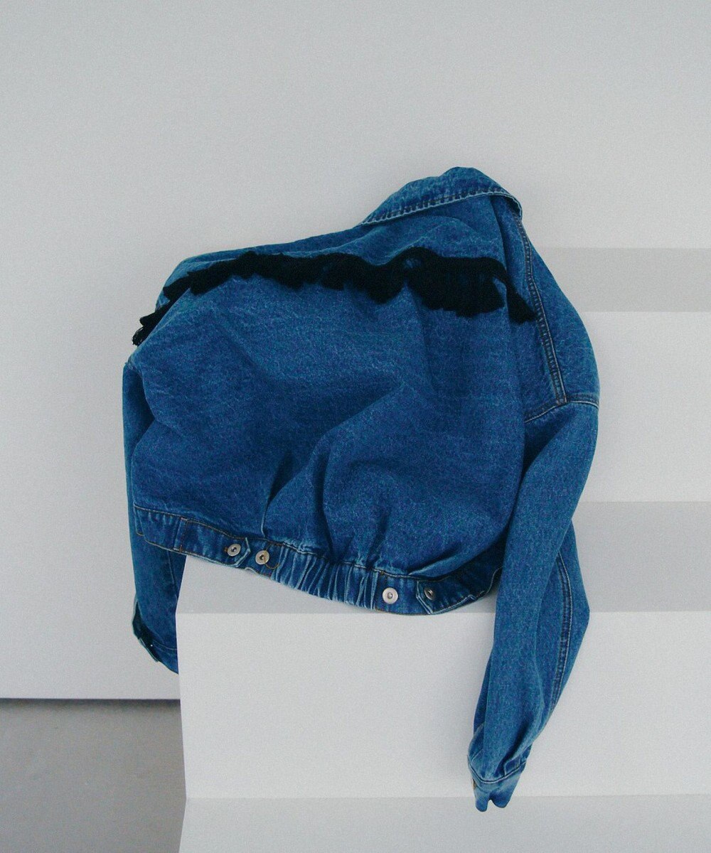 YECCA VECCA フリンジデニムジャケット 