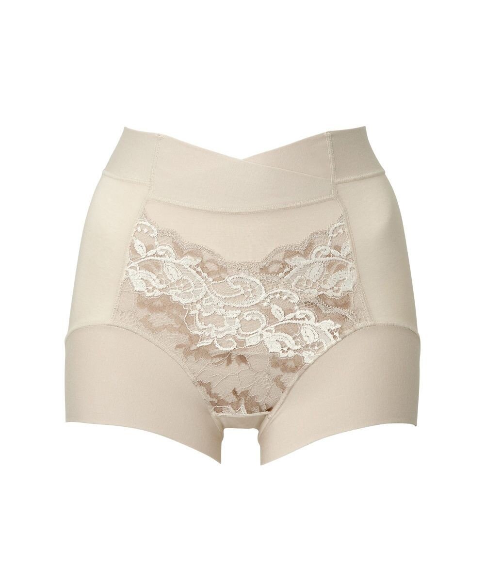BRADELIS New York 【BRADELIS NewYork peace】綿混フィットレースショーツ ウエストからヒップ下まですっぽり包み補整するショーツ 