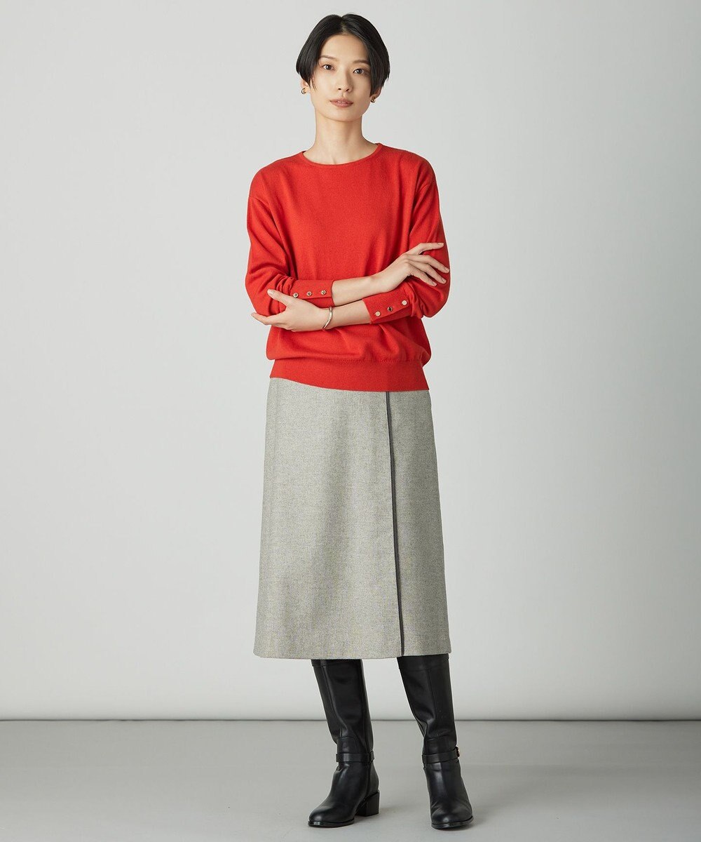 J.PRESS LADIES L ラメツイード スカート 