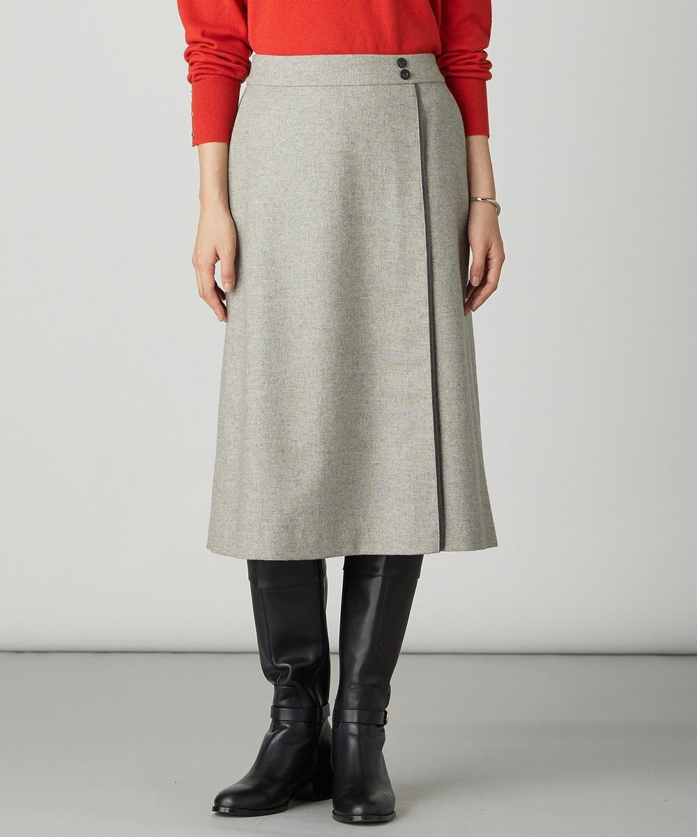 J.PRESS LADIES L ラメツイード スカート 