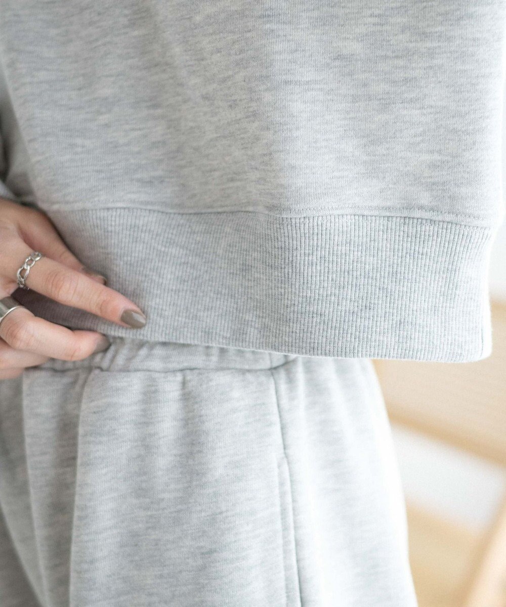 WEGO ハーフジップショートスウェット 